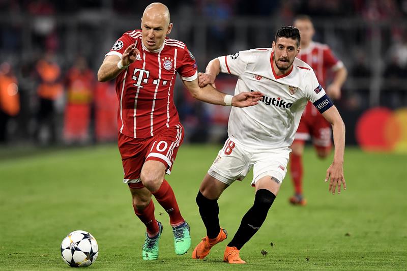 Bayer Munich y Sevilla empataron