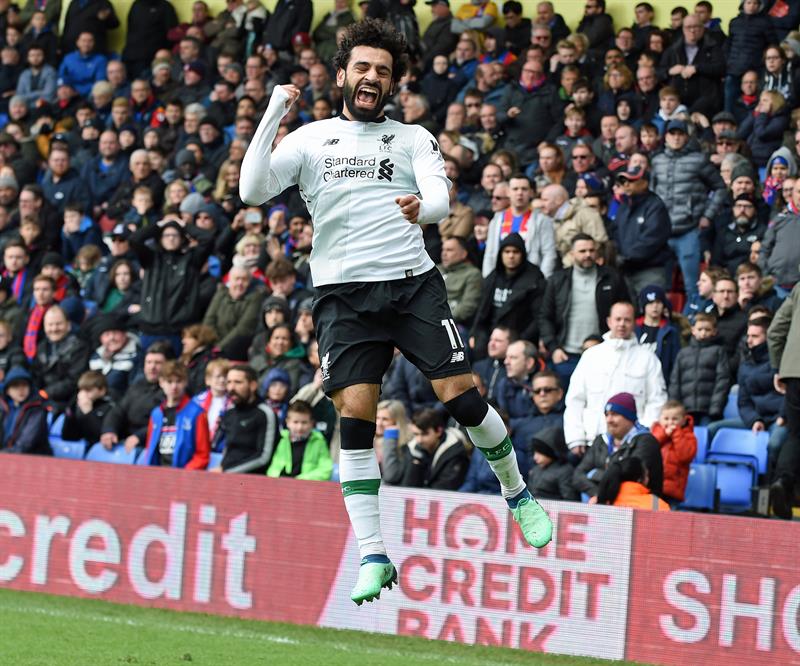 Gol de Mohamed Salah ante Crystal Palace